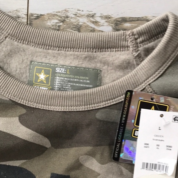 Army Camo Sweatshirt - Picture 2 of 2